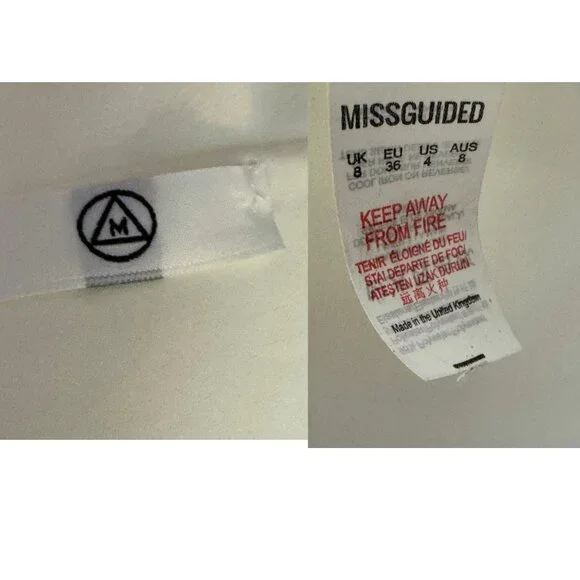 Women Cream One shoulder Dress  Size 4 - Picture 3 of 4